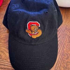 Cornell University Black Cotton. Baseball Hat for women/ young adult